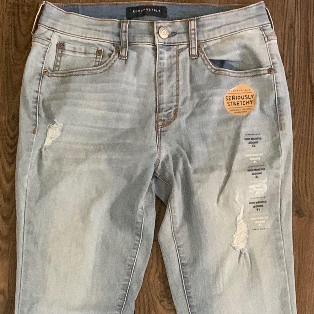 New Aeropostale High Waist Jegging 4 long